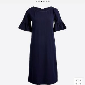 J crew ruffle sleeve dress. Size XS NWT